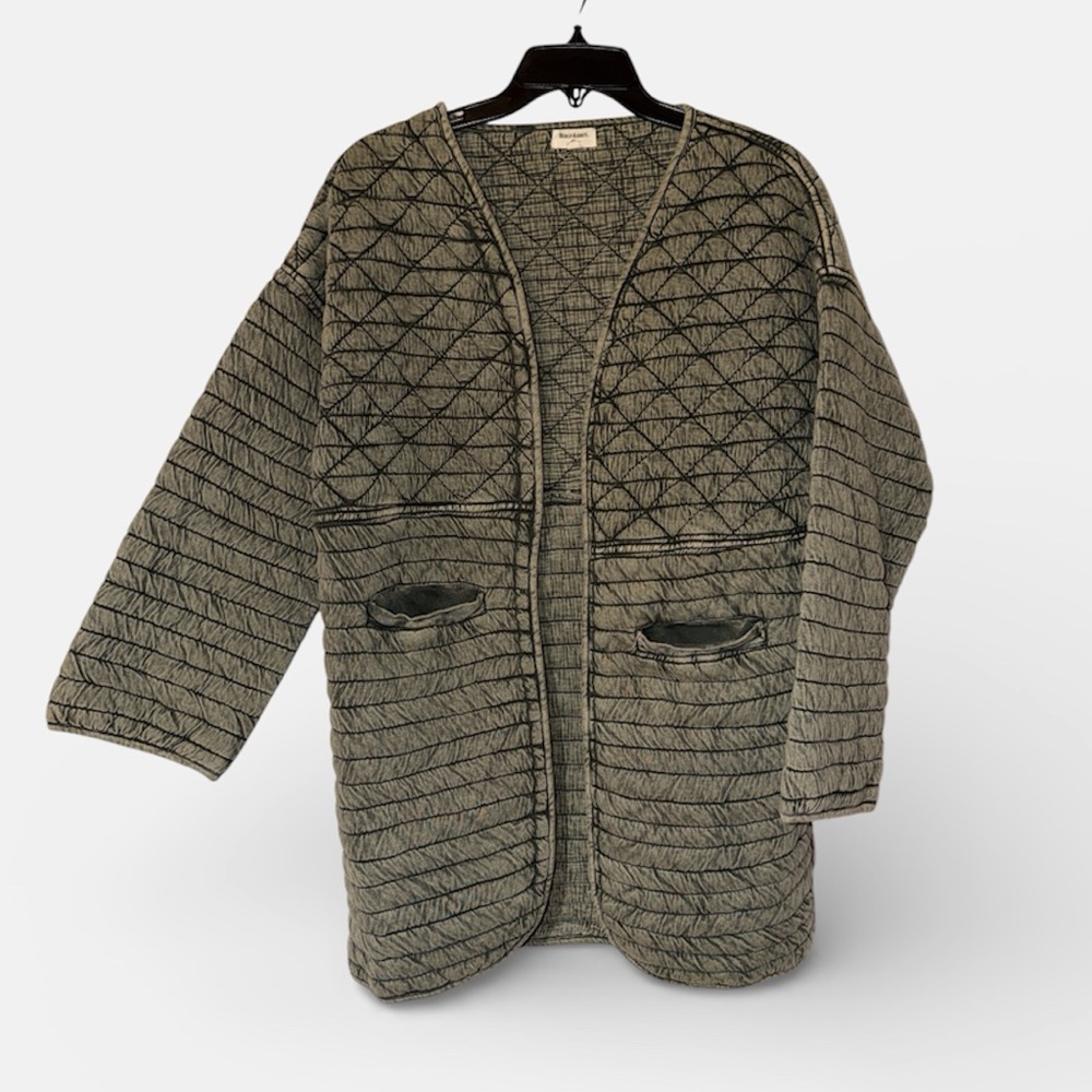 World Market Women’s Quilted Jacket S/M Open with Pockets